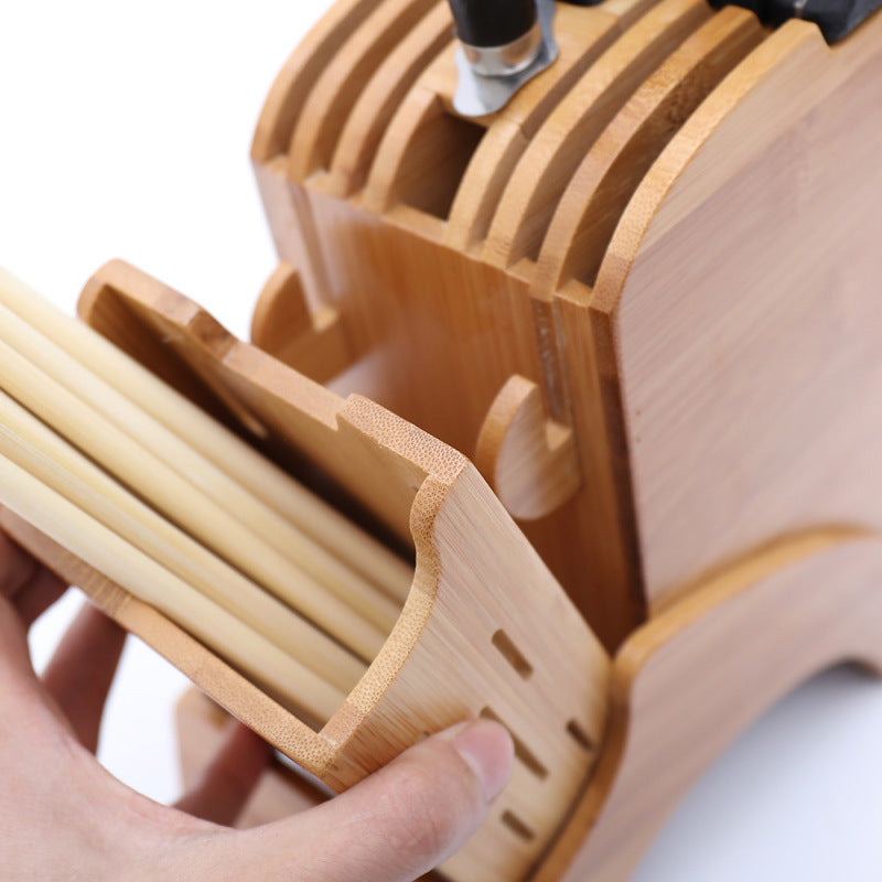 Bamboo Wooden Knife Holder
